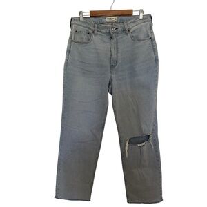 Abercrombie Ankle Straight Ultra High Rise